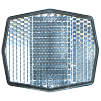 Bicycle Reflectors<br>Front-Clear