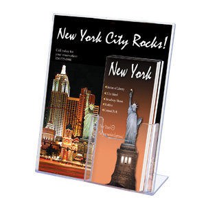 Superior Image®<br>Slanted Sign Holder<br>5" x 7"