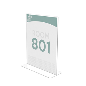 Superior Image®<br>Slanted Sign Holder<br>5" x 7"
