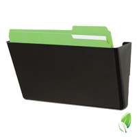 Sustainable DocuPocket® Letter<br>Black-1 pocket<br>50% Recycled Content