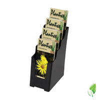 Multi-Compartment-4 Tier<br>Literature Holder<br>Leaflet Size