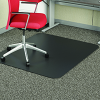 Black Mat<br>36" x 48" Rectangle-Low Pile