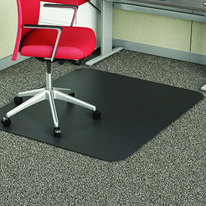 Black Mat<br>46" x 60" Rectangle-Low Pile