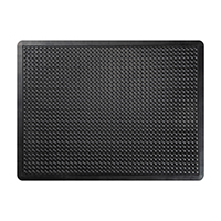 "Bubble" Rubber Anti-Fatigue<br>Floor Mat<br>2' x 3' - Black