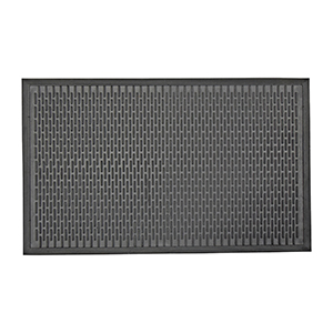 Cleated Scraper Floor Mat<br>2' x 3' - Black