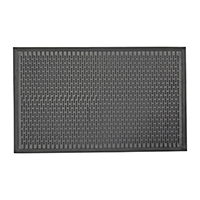 Cleated Scraper Floor Mat<br>3' x 5' - Black