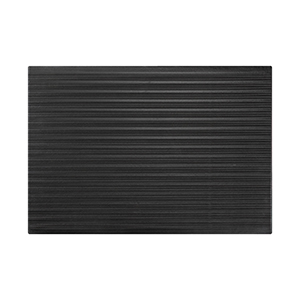 Ribbed Viny Anti-Fatigue<br>Floor Mat<br>2' x 3' - Black