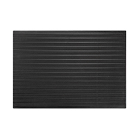 Ribbed Viny Anti-Fatigue<br>Floor Mat<br>2' x 3' - Black